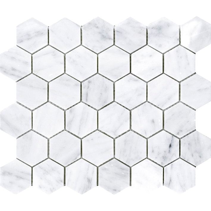 Porcelanosa L'Antic Essential Hexagon Carrara Pulido