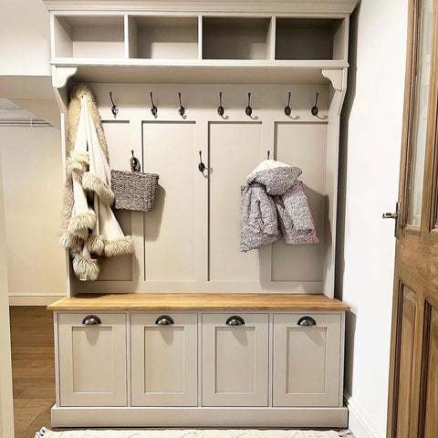 Boot Room Storage Bench with Drawers - Extra Storage